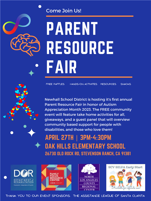 Parent Resource Fair Flyer